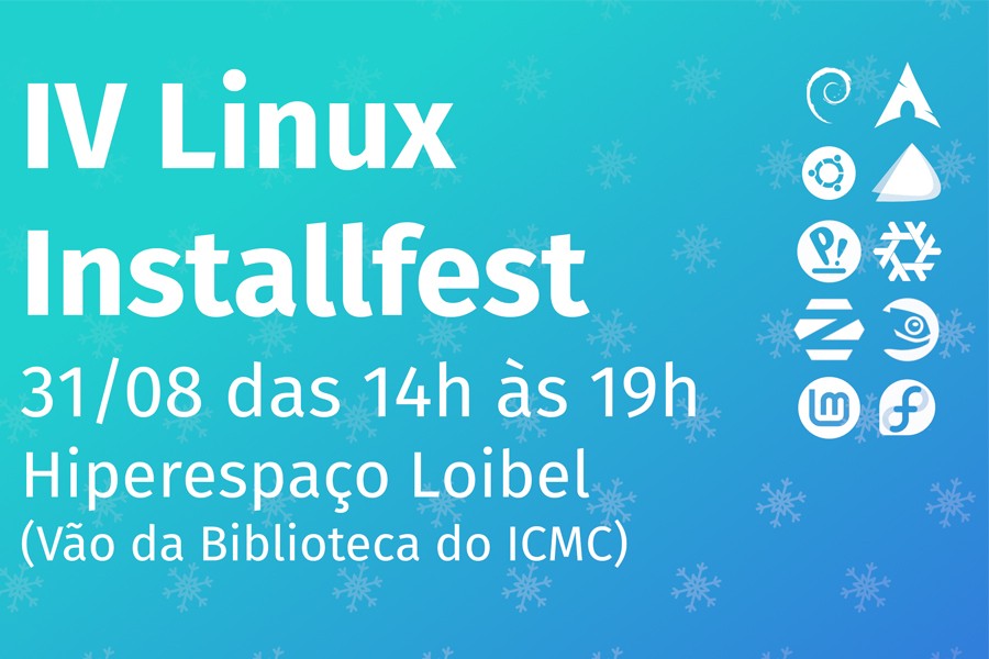 Grupo do ICMC promove evento de instalação de Linux dia 31 de agosto