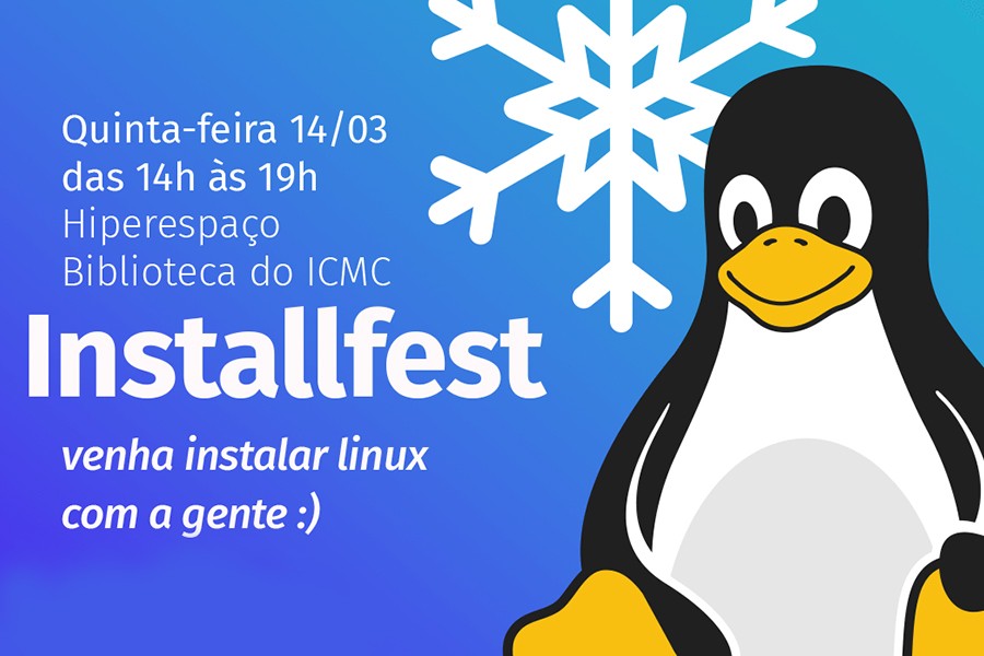 Grupo de Extensão da USP São Carlos promove evento de instalação de Linux