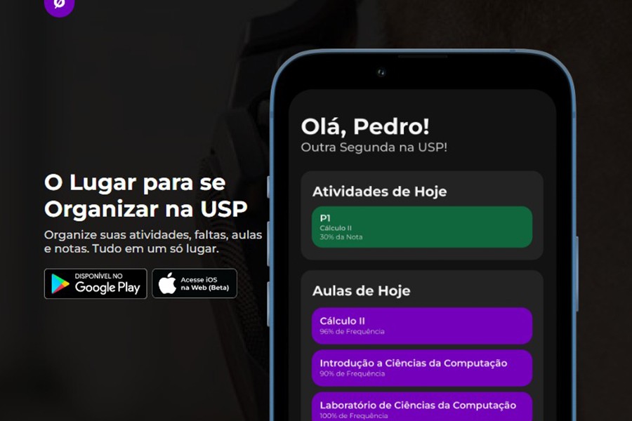 Aluno da USP cria aplicativo para organizar a vida acadêmica de quem estuda na Universidade