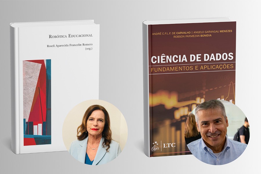 Livros de docentes da USP São Carlos são semifinalistas do Prêmio Jabuti Acadêmico na categoria Ciência da Computa...
