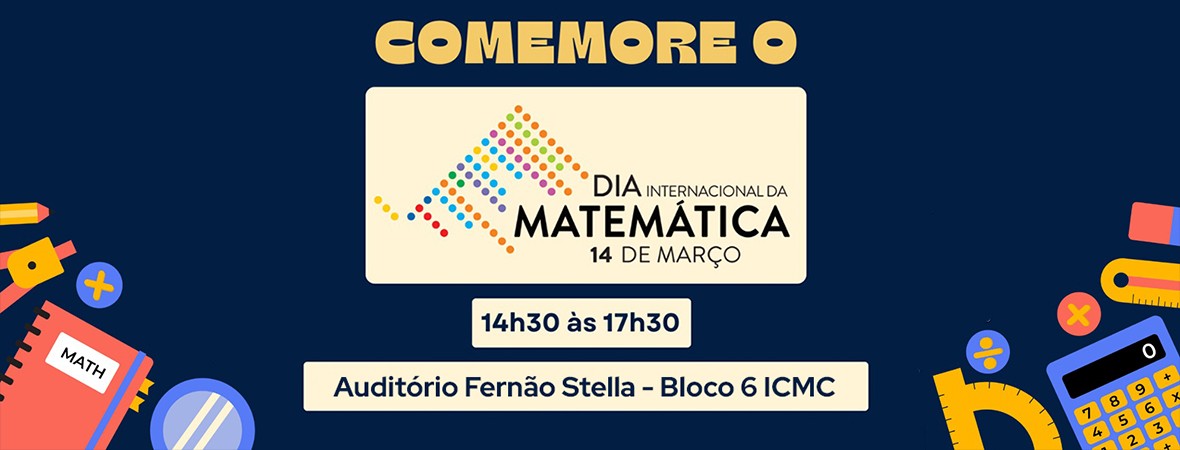 Celebre o Dia Internacional da Matemática na USP São Carlos com arte e criatividade